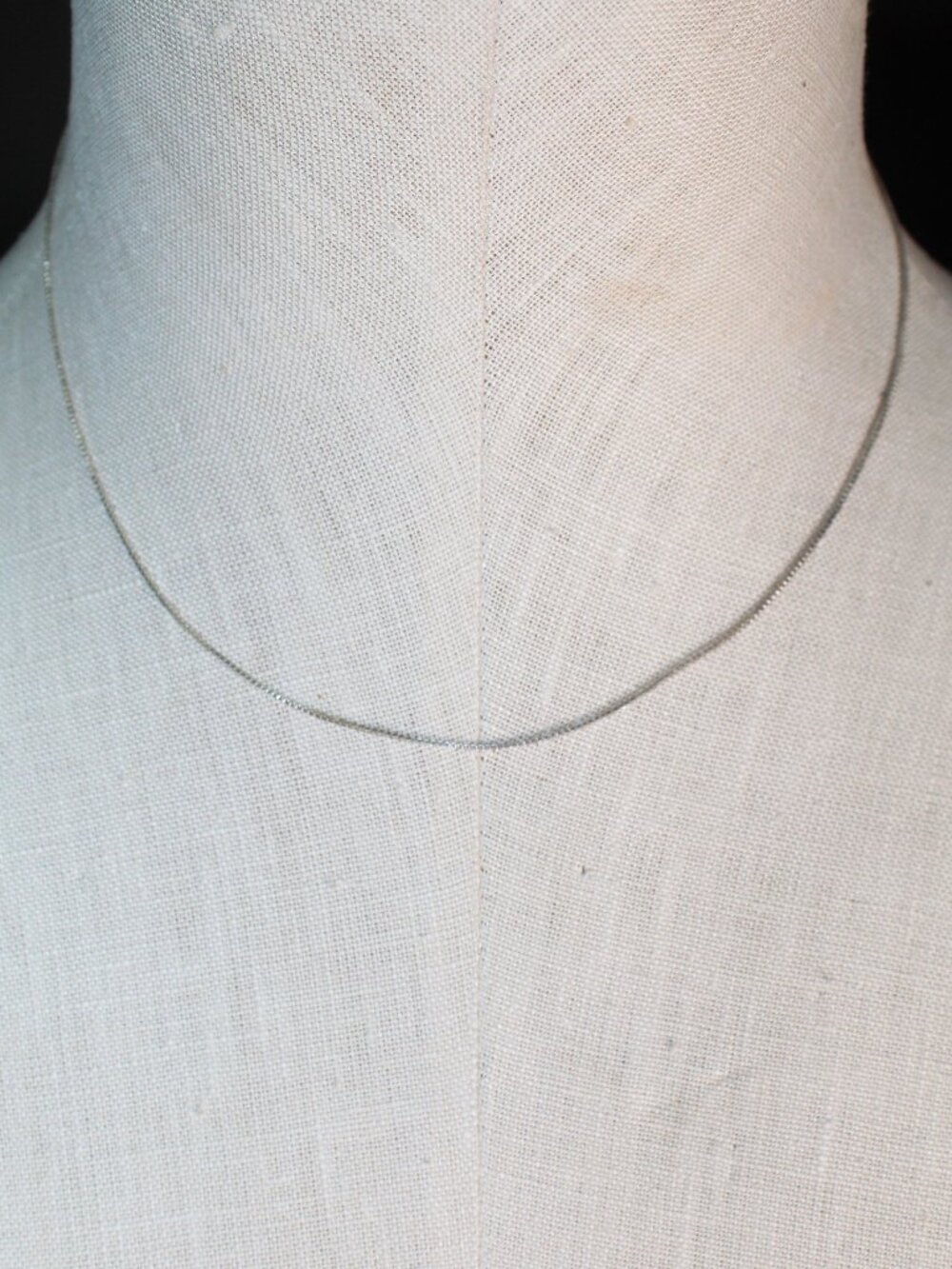 Italian 925 Sterling Silver Box Link 20" Necklace Spring Clasp